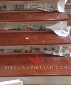 bac cau thang go cam xe