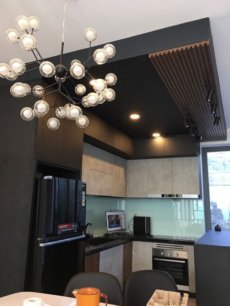 Tủ bếp melamin An Cường thi công Thủ Đức - KIT-02M