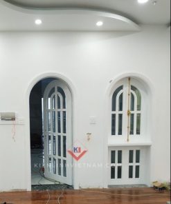 sàn căm xe cửa gỗ tự nhiên