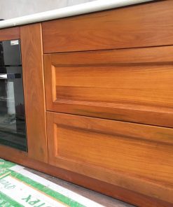 tủ bếp gỗ gõ đỏ