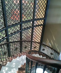 cầu thang xoắc ốc đẹp bằng gỗ