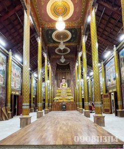 op vach nha chua bang go cam xe