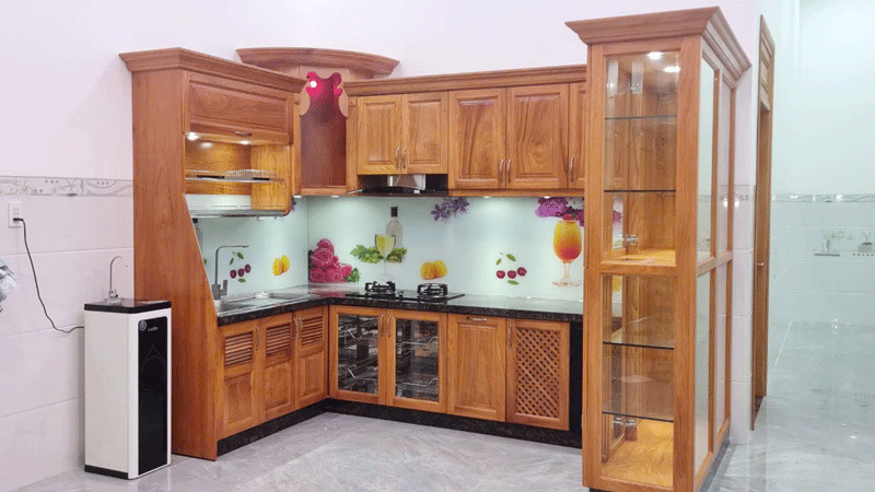 TU BEP GO TU NHIEN DEP